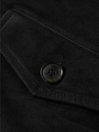 Baracuta - G9 Original Slim-Fit Suede Harrington Jacket - Black