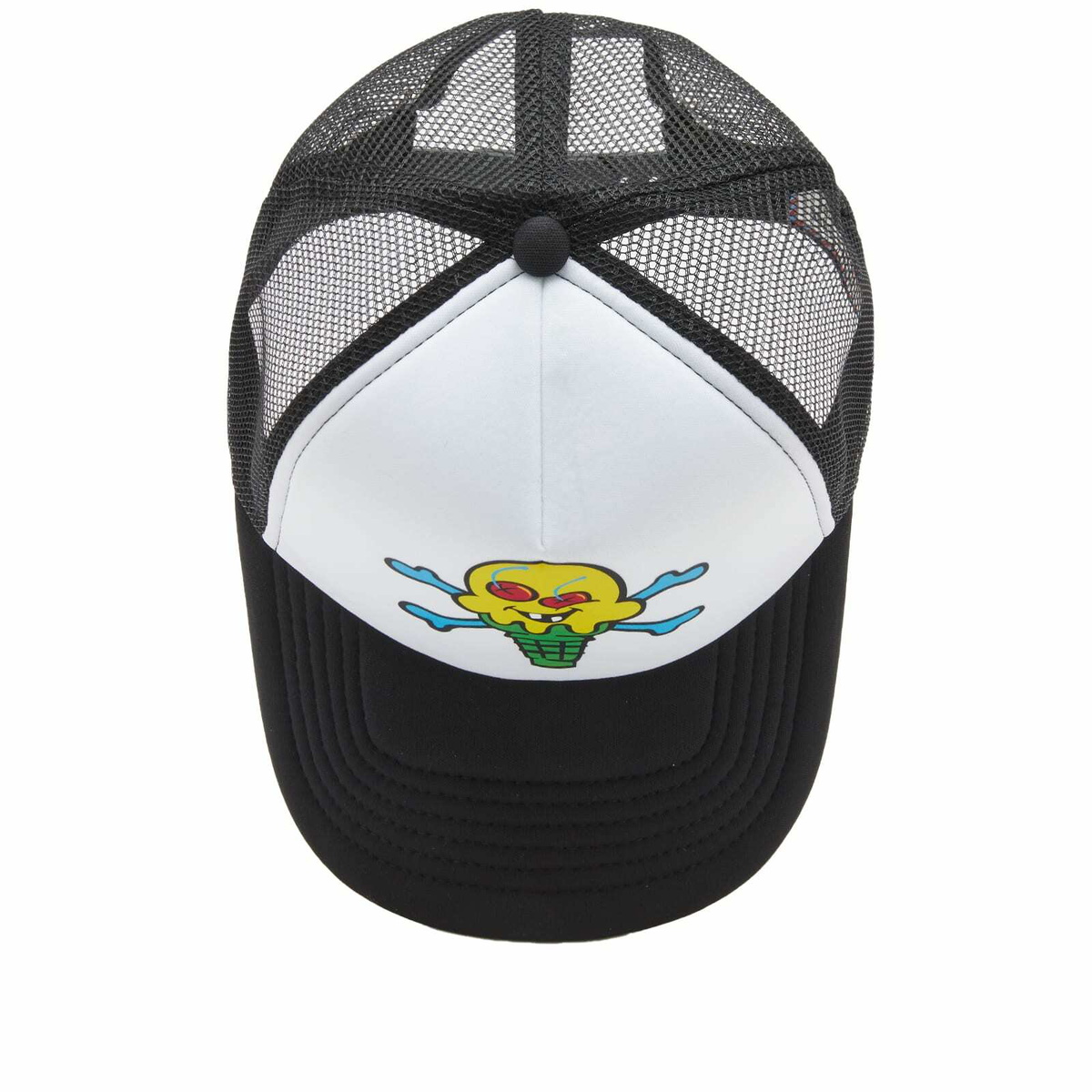 ICECREAM Men's Cones & Bones Trucker Cap in White ICECREAM