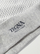 Zegna - Levity Birdseye Knitted Socks