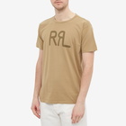 RRL Men's Logo T-Shirt in Khaki