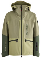 Moncler Grenoble Fussen Hooded Shell ski Jacket Green