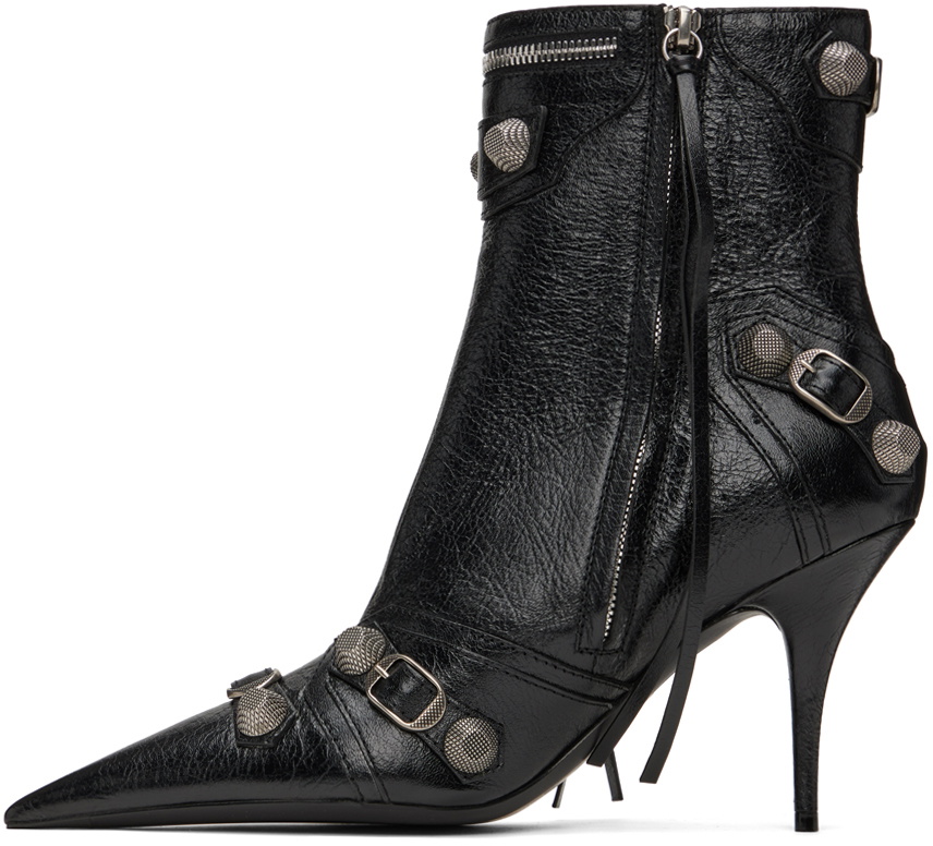 Balenciaga Black Cagole 90 Ankle Boots