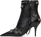 Balenciaga Black Cagole 90 Ankle Boots