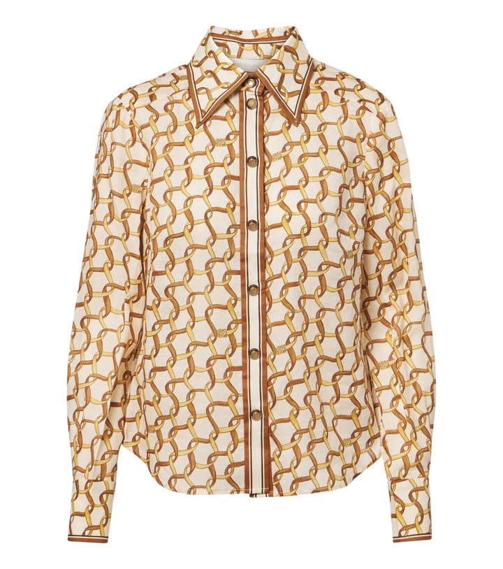 Photo: Zimmermann Printed ramie shirt