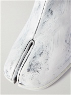 Maison Margiela - Tabi Split-Toe Painted Leather Boots - White