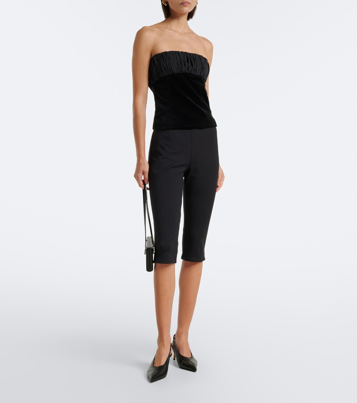 Posse Mina cotton-blend capri pants