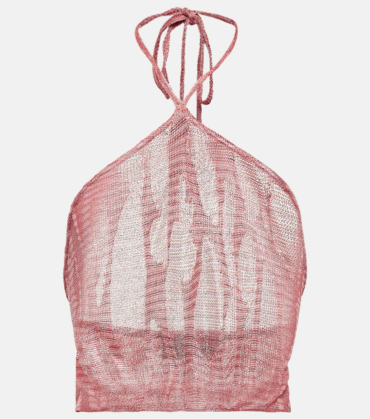 Missoni Mare Jacquard halterneck crop top