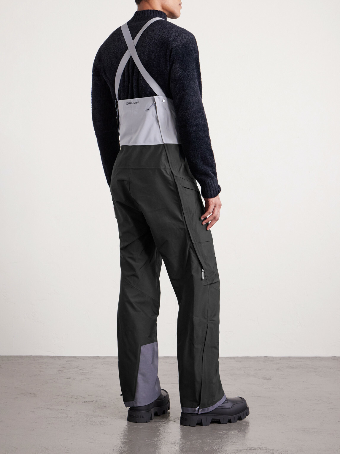 Houdini - Rollercoaster Straight-Leg Recycled Ski Salopettes - Black