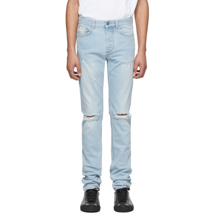 Givenchy Blue Distressed Jeans Givenchy