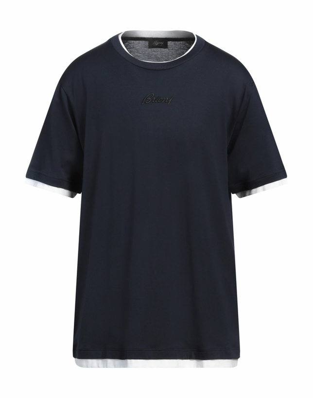 Photo: Brioni Mens T-shirt Midnight in Blue