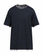 Brioni Mens T-shirt Midnight in Blue