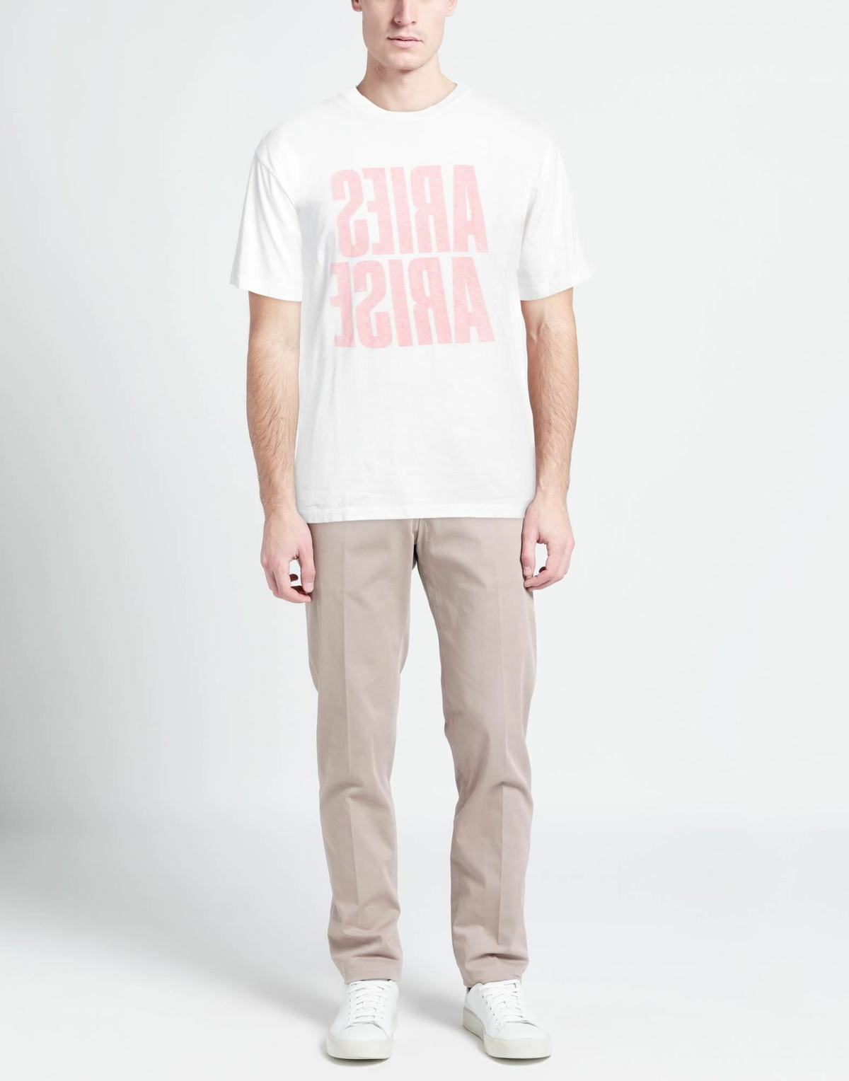 Aries Mens T-shirt in White