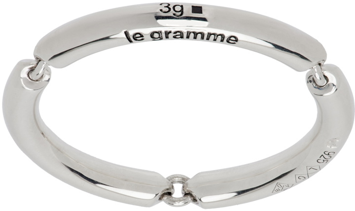 Photo: Le Gramme Silver 3g Segment Ring