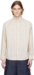 Jacquemus Beige Le Raphia 'La Chemise Simon' Shirt