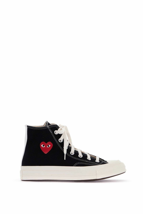 Photo: COMME DES GARCONS PLAY comme des garçons play x converse sneakers hi-top 70 chuck Black