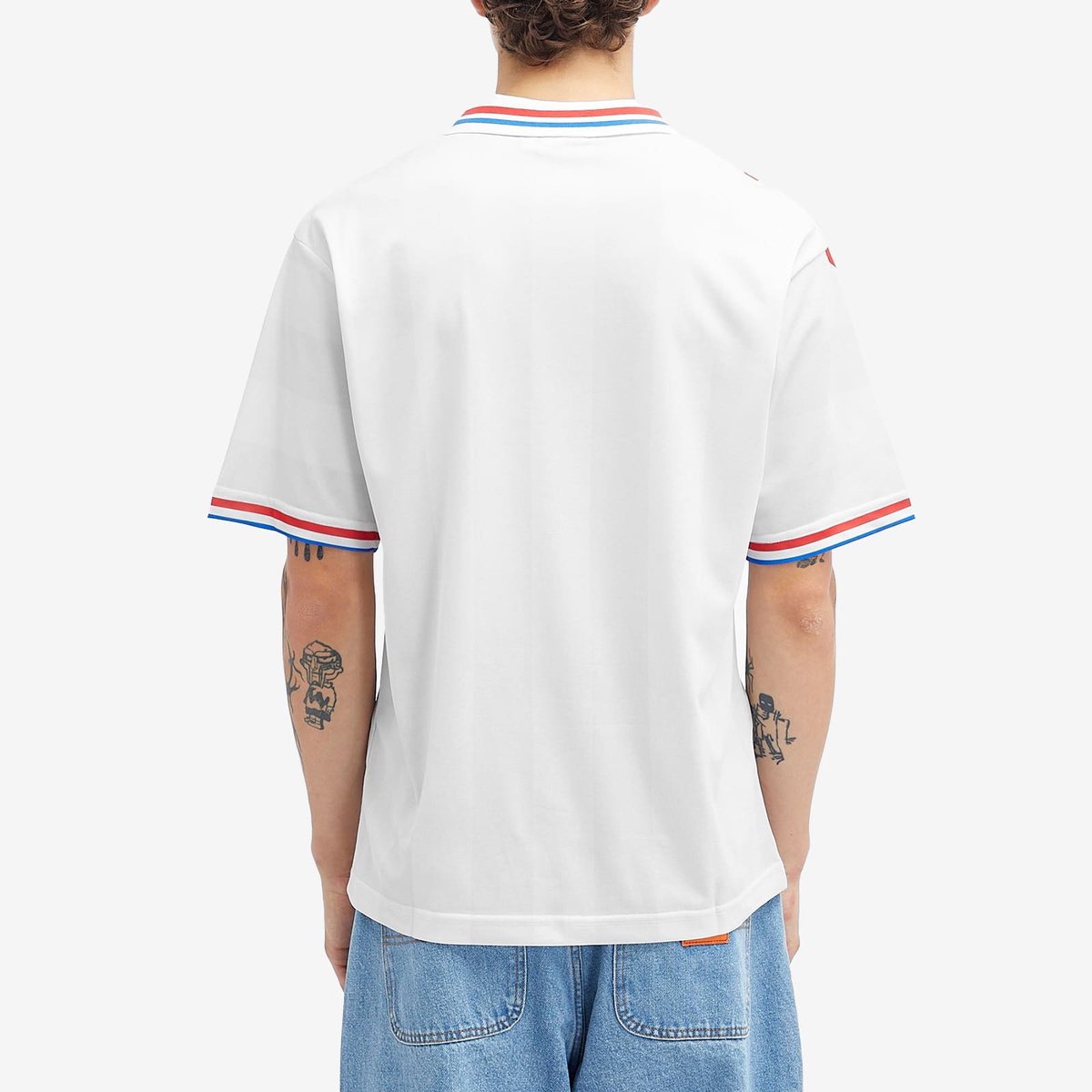 Butter Goods Men's Flag Jersey in White Butter Goods