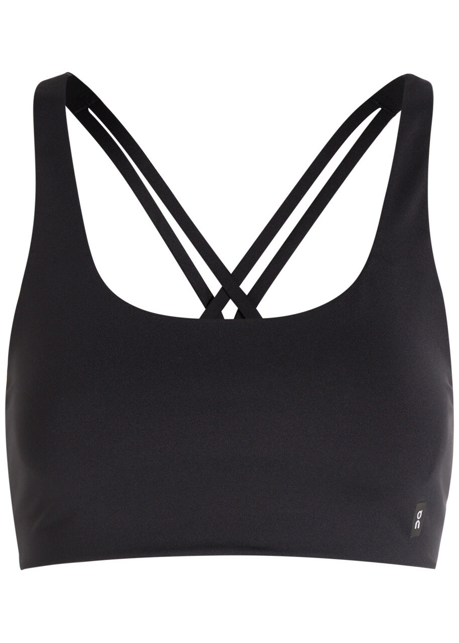 ON Studio Stretch-jersey bra top Black