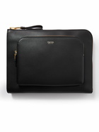 TOM FORD - New Double Pebble-Grain Leather Pouch