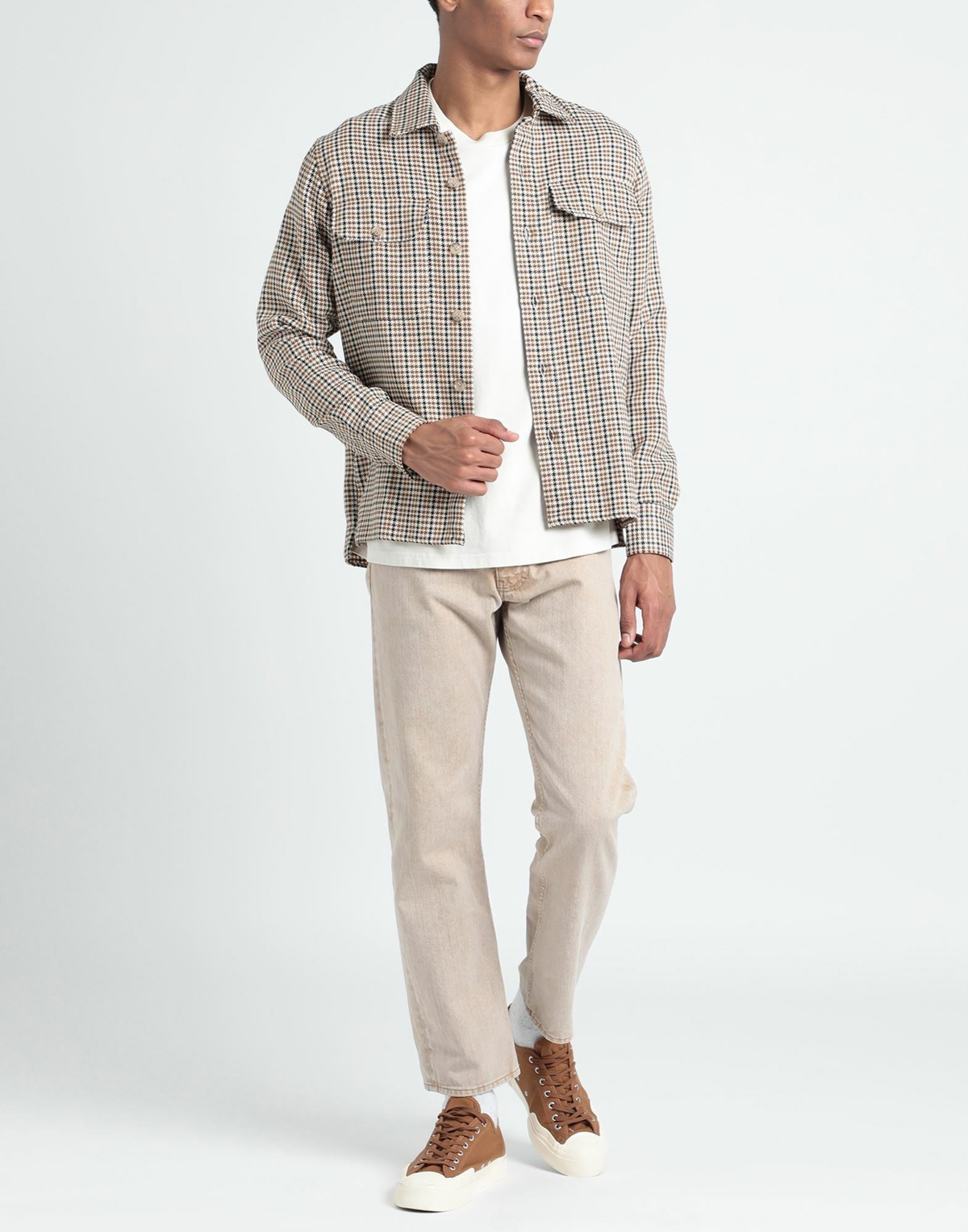 Eleventy Mens Shirt Mustard