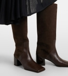 Alaïa 55 leather knee-high boots