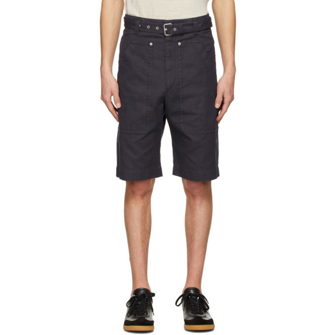 Photo: Isabel Marant Navy Paolino Shorts