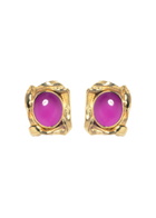 Completedworks Resin and 18kt Gold-plated Stud Earrings - One Size