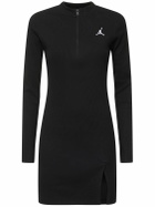 JORDAN Jordan Long Sleeve Jersey Mini Dress