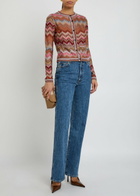 Missoni Zigzag Fine-knit Cardigan Multicoloured