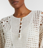 Frame The Postcard cotton crochet tunic