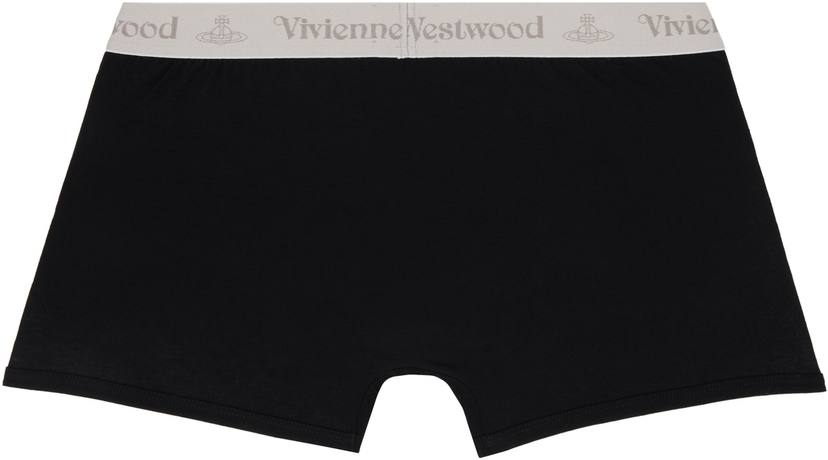 Vivienne Westwood Two-Pack Black & Gray Band Boxer Briefs