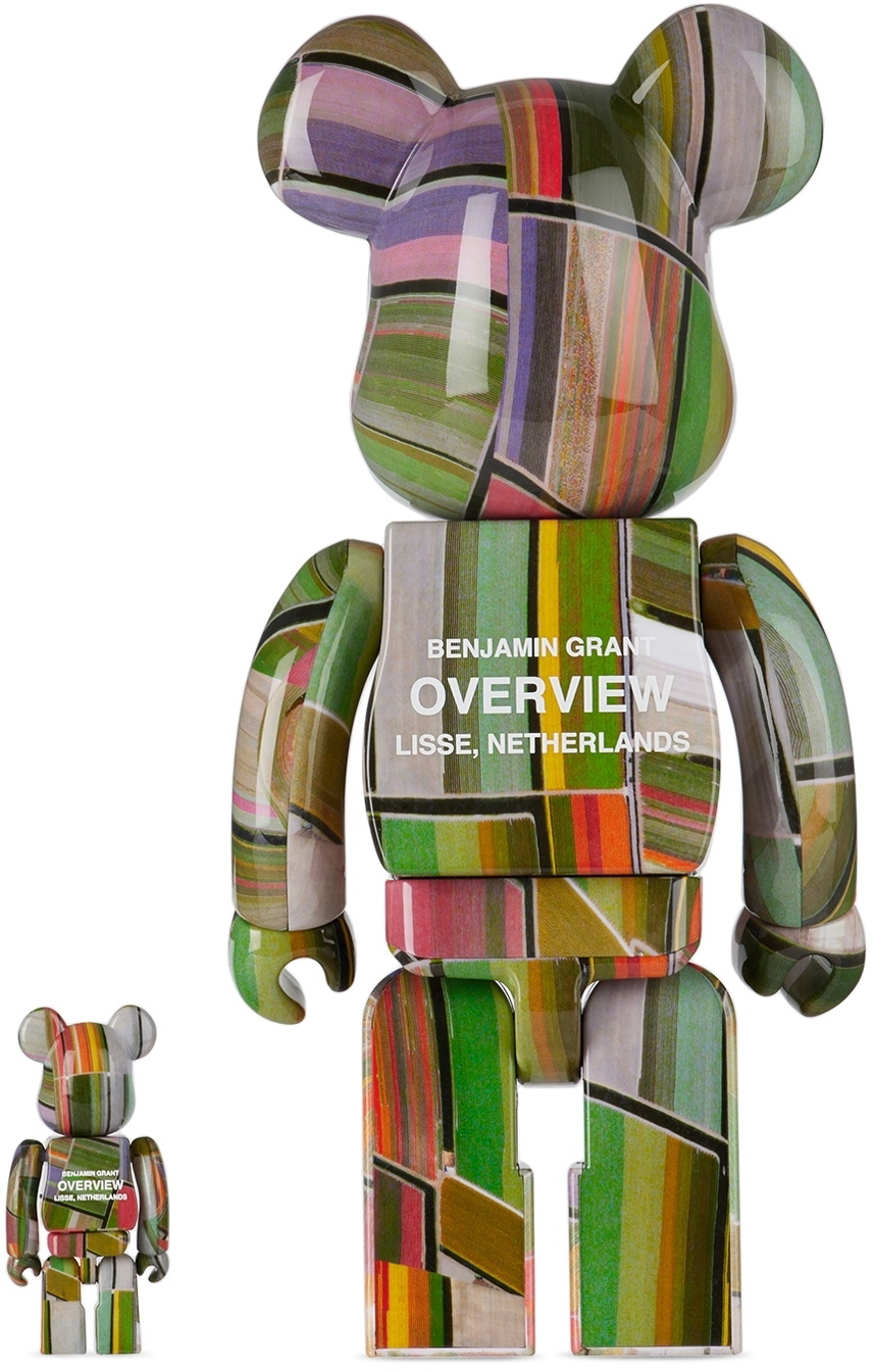 MEDICOM TOY Multicolor Benjamin Grant Overview 100％ & 400% Bearbrick