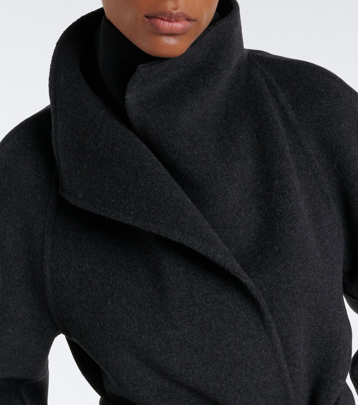 Khaite Romare wool wrap coat