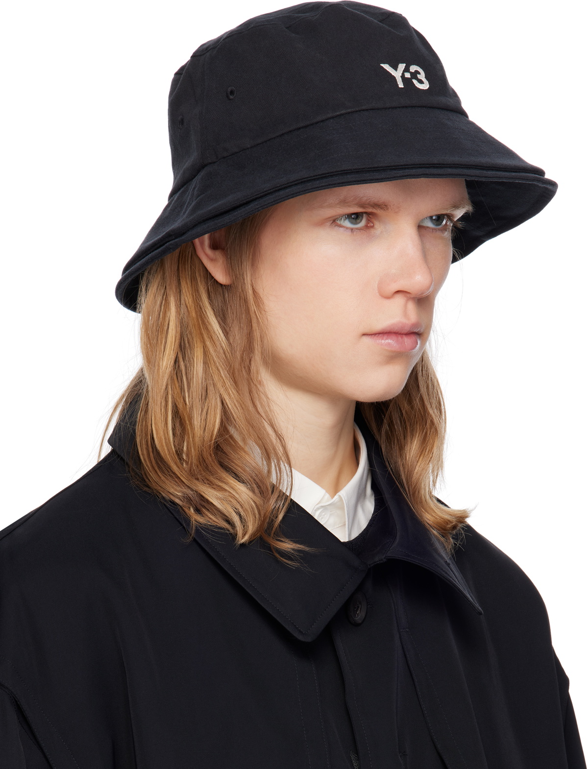 帽子 Y-3 3-STRIPES BUCKET HAT (M) Y-3 Black 3-Stripes Bucket Hat Y-3