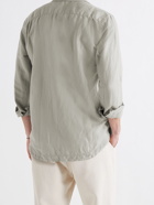 ORLEBAR BROWN - Canham Linen and Cotton-Blend Shirt - Green