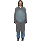 MM6 Maison Margiela Gray Spotlight Fading Coat