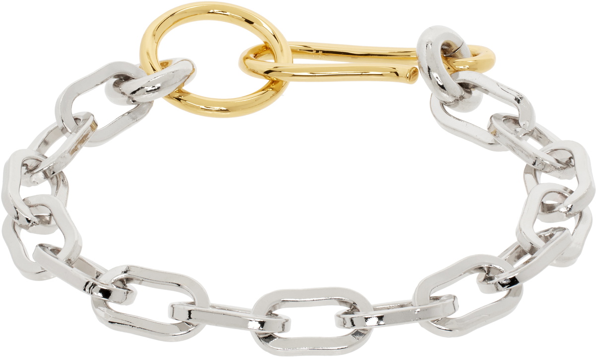 Laura Lombardi Silver & Gold Fara Bracelet