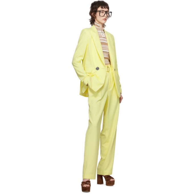 Simon Miller Yellow Belted Barr Trousers