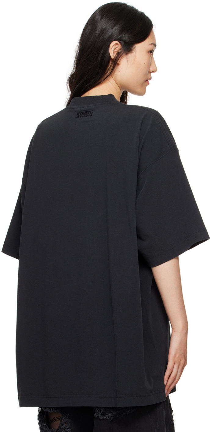 VETEMENTS Black Reaper T-Shirt Vetements