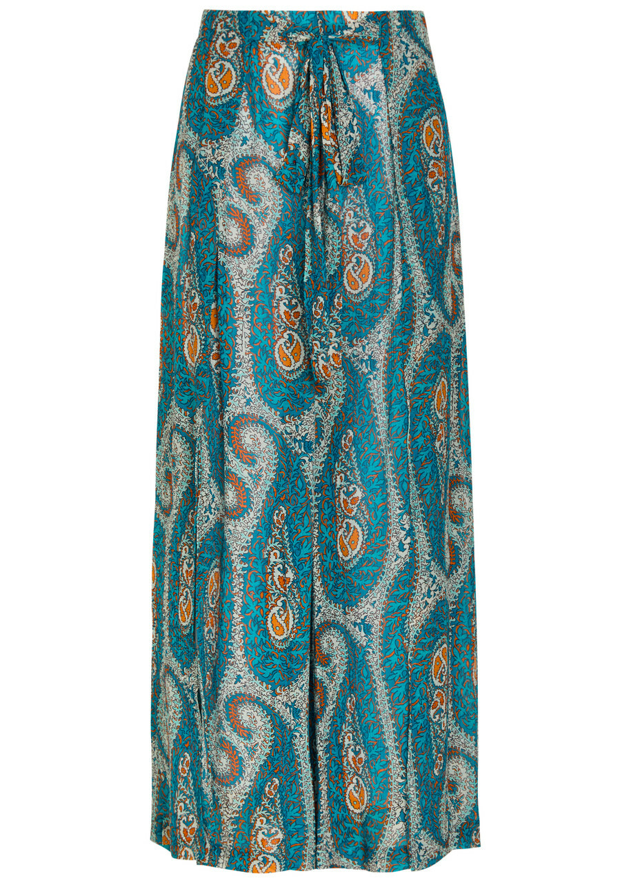 Etro Patterned Wide-leg Trousers No Colour