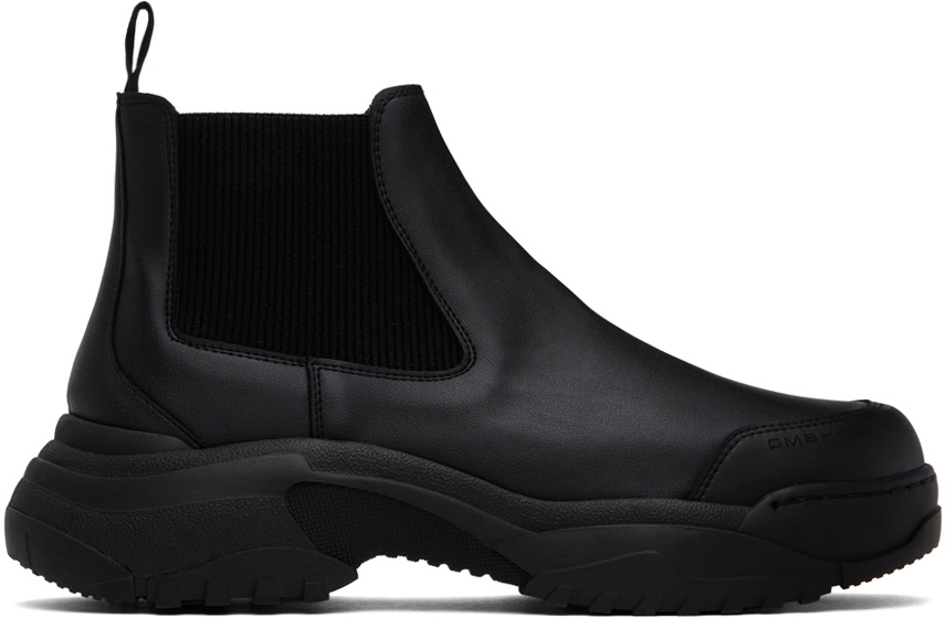 GmbH Black Low Chelsea Boots