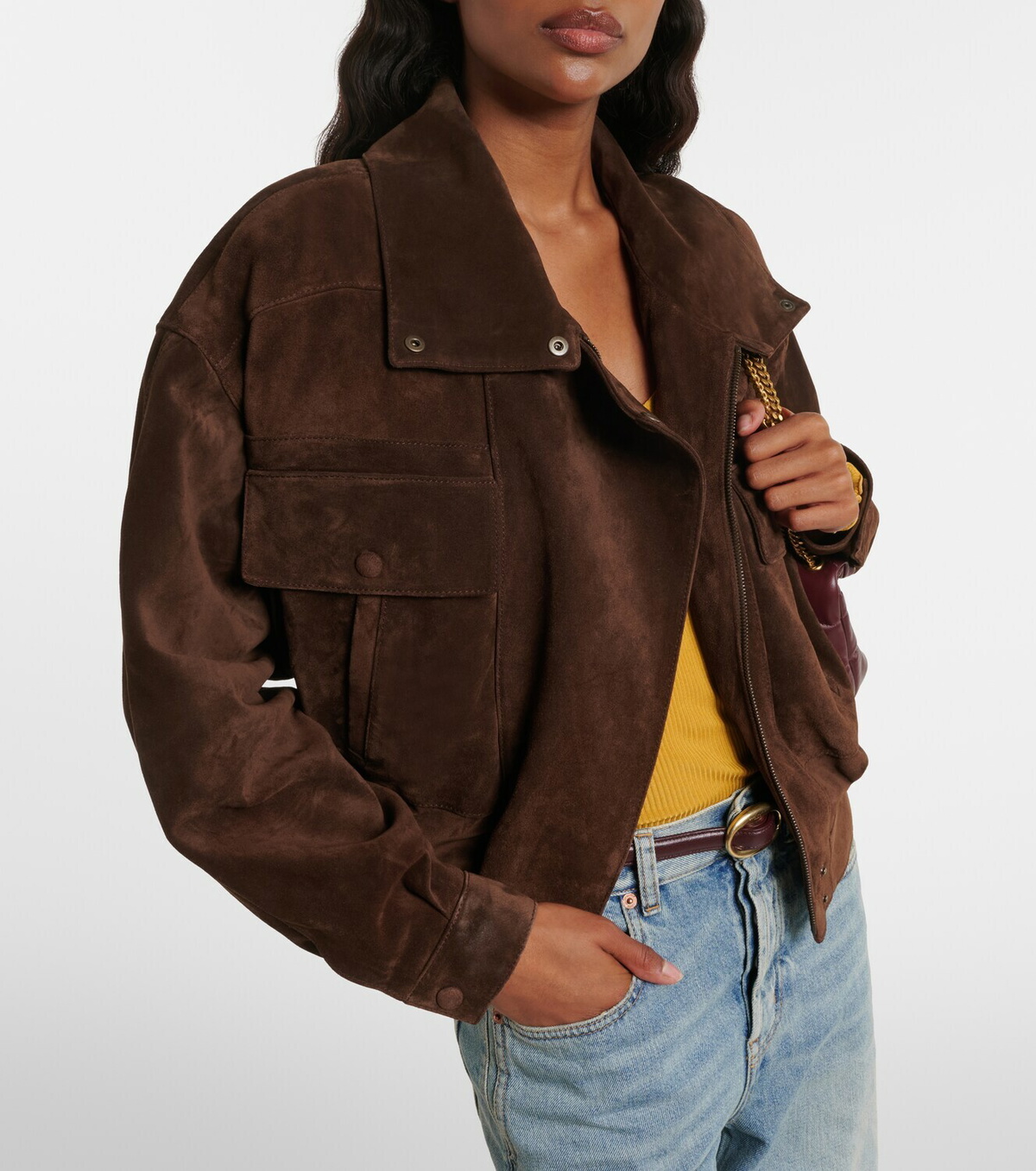 Saint Laurent Suede jacket