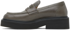 Marni Gray Piercing Loafers