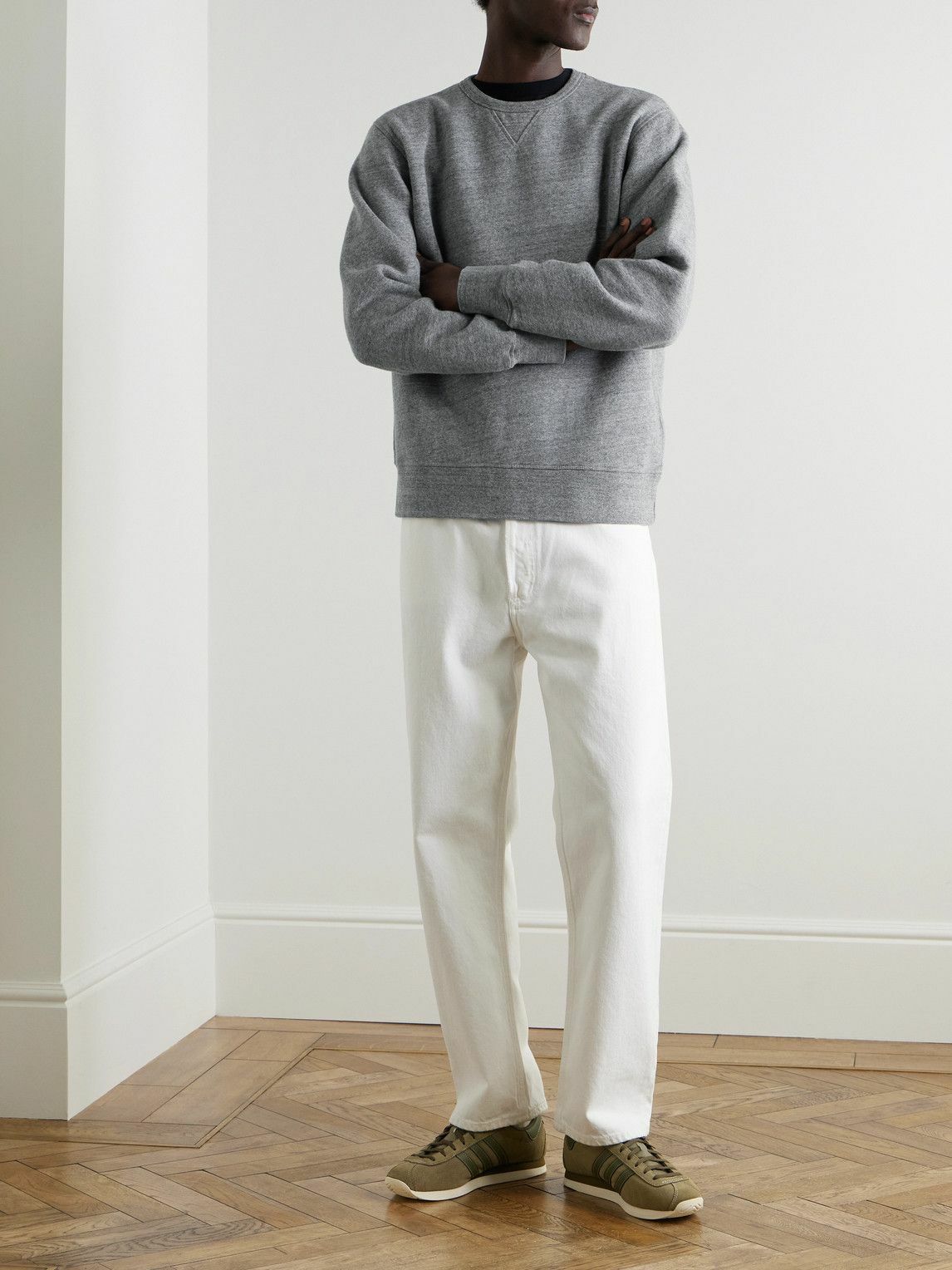 Hartford - Cotton-Jersey Sweatshirt - Gray
