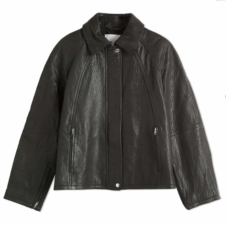 Photo: Samsøe Samsøe Women's Sanok Leather Jacket in Black