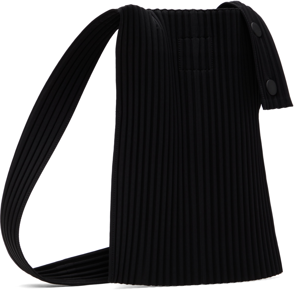 HOMME PLISSÉ ISSEY MIYAKE POCKET ミニショルダー HOMME PLISSÉ ISSEY MIYAKE Black Pocket Bag Homme Plisse