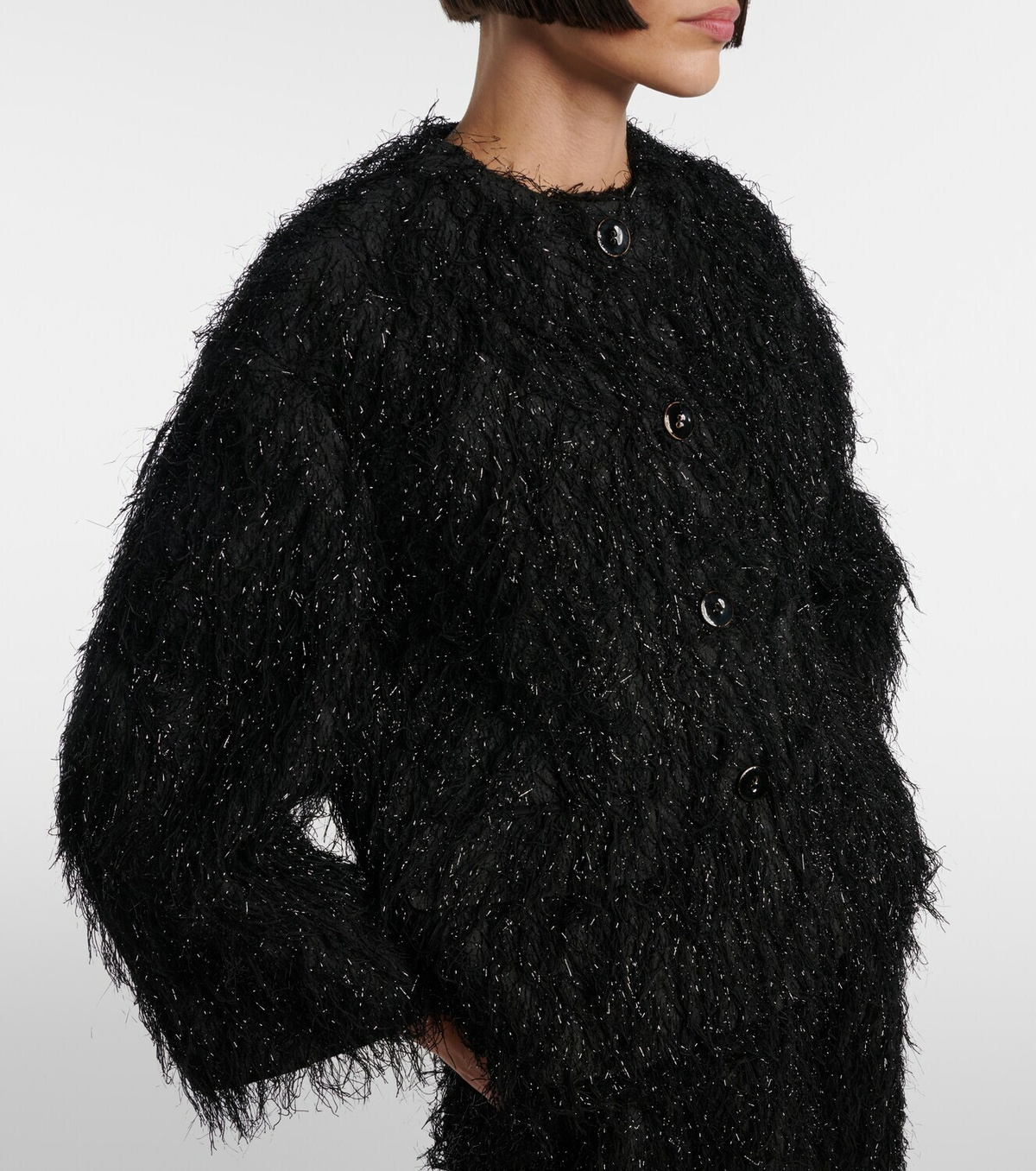 Erdem Lurex® fil coupé jacket