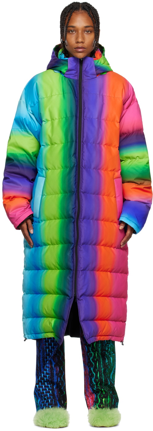 Multi color bubble clearance coat