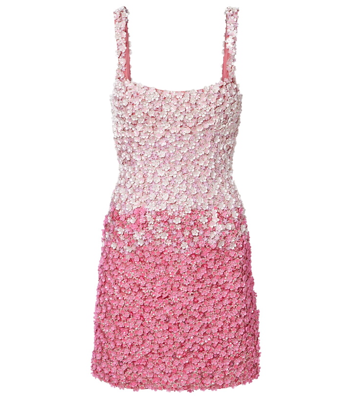Photo: Là Fuori Sequined ombré minidress