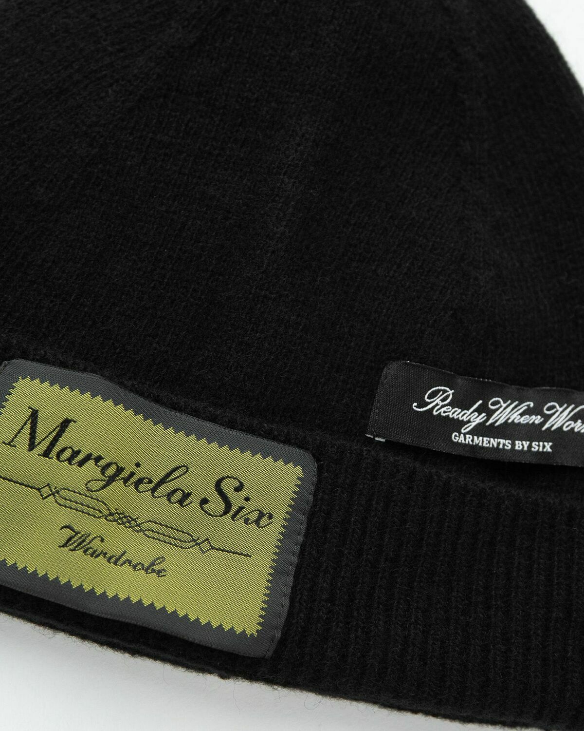 Maison Margiela MM6 BEANIE Black Mens Beany