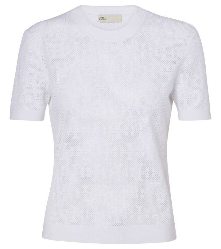 Photo: Tory Burch T Monogram jacquard sweater